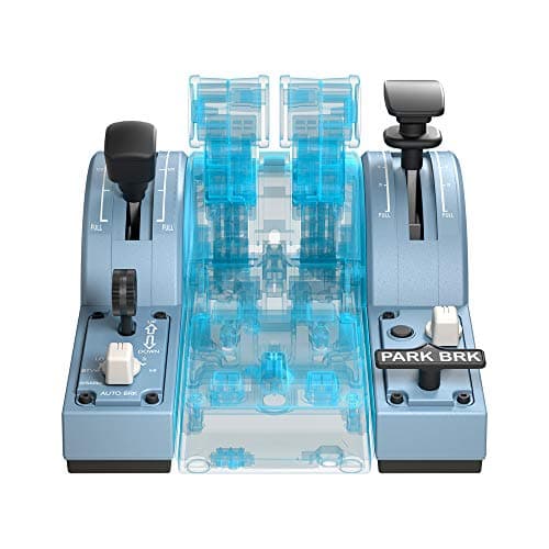 Thrustmaster TCA Quadrant Add-On Airbus Edition - Realistic Flap, Spoiler, and Brake Controls for PC | Officially Airbus licensed, ergonomic 1:1 scale replicas, complementary module, 15 iconic airliner functions