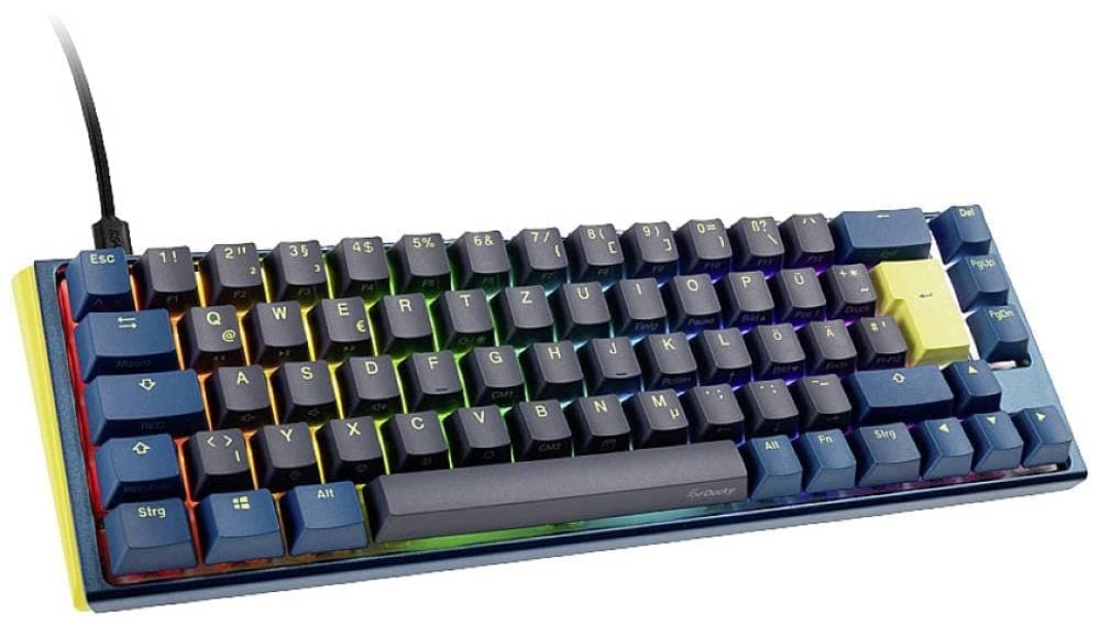 Ducky One 3 SF DayBreak clavier USB Allemand Noir, Bleu