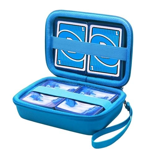 Playing Card Case, UNO Card Game Case Holder Holds up to 300+ Game Cards