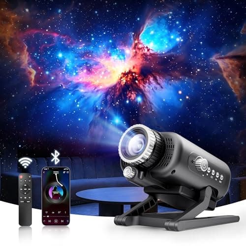 Homelist Galaxy Projector, 60 Scenes Star Projector with Bluetooth Speaker