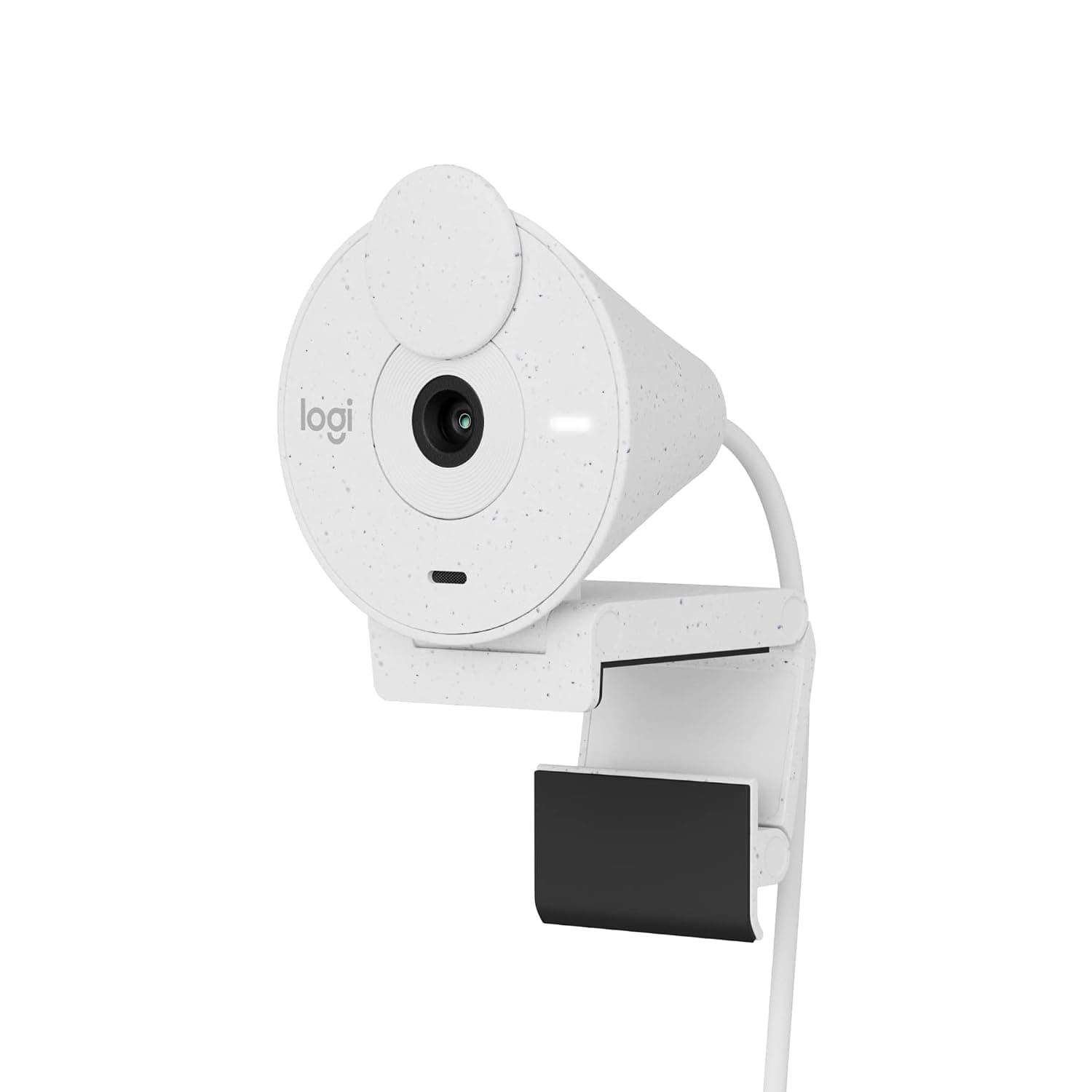 Logitech Brio 300 Full HD Webcam with Privacy Shutter | Noise Reduction Mic, USB-C, Zoom/Teams/Meet Certified, Auto Light Correction - Rose