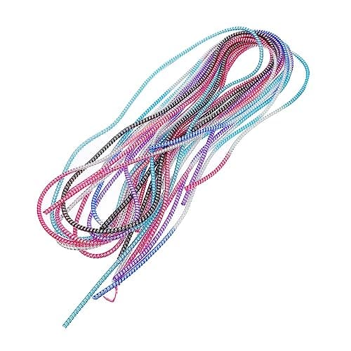 WATIIFUFU 8 Pcs Cable Sleeve Wire Protector for Data and Network Cables, Flexible Pvc Material with 1.4m Length, Freely Tailor Length for Workstation and Tv Entertainment Style