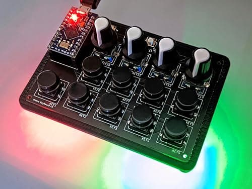 Flight and car racing sim controller Button Box. Works with Saitek, Honeycomb, throttles, yoke, etc