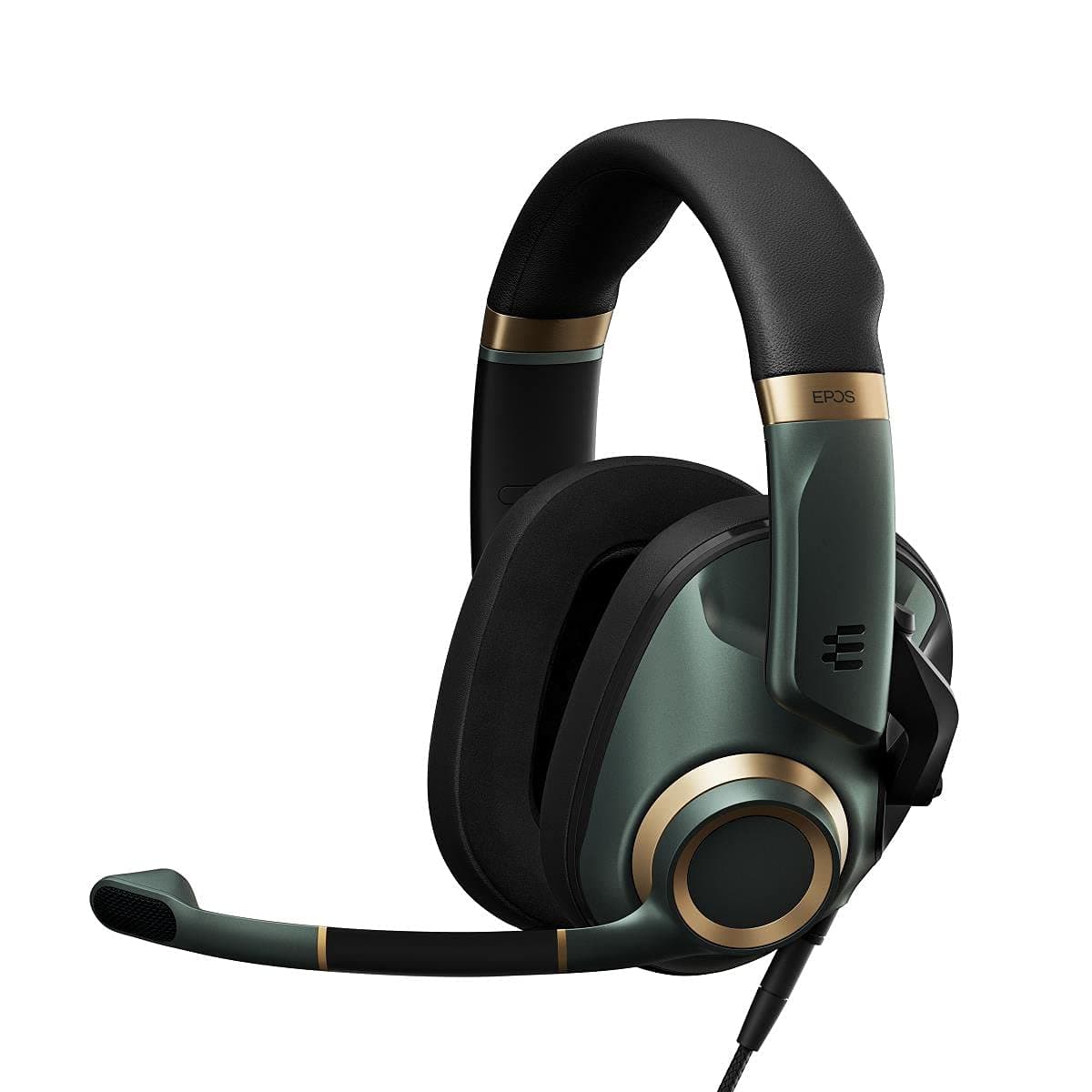 EPOS H6Pro - Closed Acoustic Gaming Headset with Mic - Over-Ear - Lift-to-Mute - Xbox/PS4/PS5/PC Headset - Green