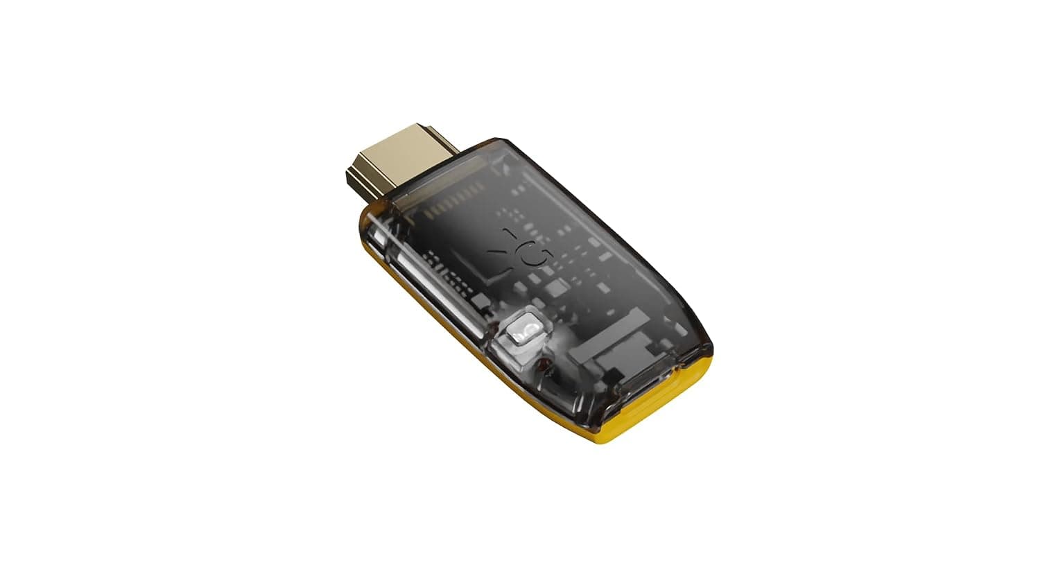 GENKI ShadowCast - Console Laptop Link Capture Card for Nintendo Switch and PlayStation 5 | Connect & Play Games Consoles on the Laptop (Yellow)
