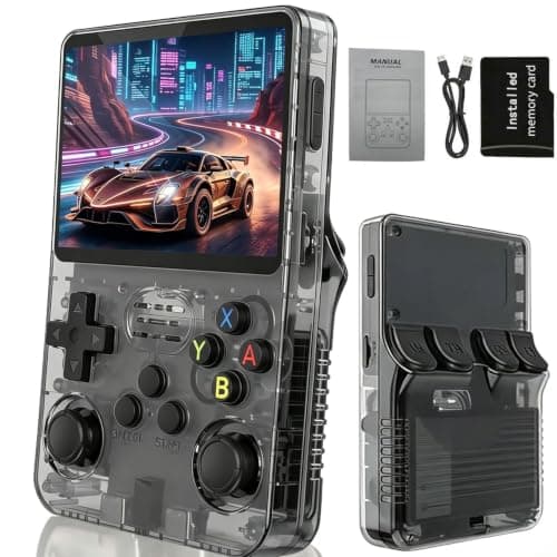 Handheld Retro Game Console, Support Massive Classic Video Games, Reliving the days of childhood, Portable Mini Gaming Console (Gray)