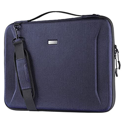 TECHGEAR Hard Shell Case for 17"-18.5" Laptops, Shockproof Travel Shoulder Strap Case fits Gaming Laptops inc Dell Inspiron 17/Lenovo IdeaPad 320 321/HP Envy 17/ASUS ROG Strix/MSI Raider/Hector/Titan