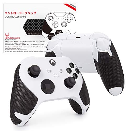Hotline Games 2.0 Plus Controller Grip for Xbox Series X/S Controller Grips Tape XSX XSS controllers, Anti-Slip, Sweat-Absorbent, Easy To Apply (Handle Grips+Buttons+Triggers (20PCS))
