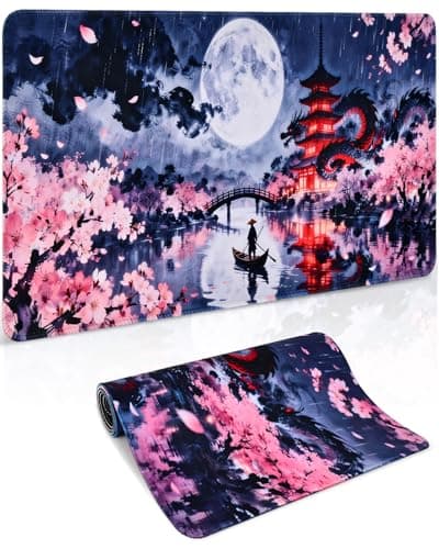Japanese Mouse Pad XXL Gaming Desk Mat for Keyboard, Mouse & Office