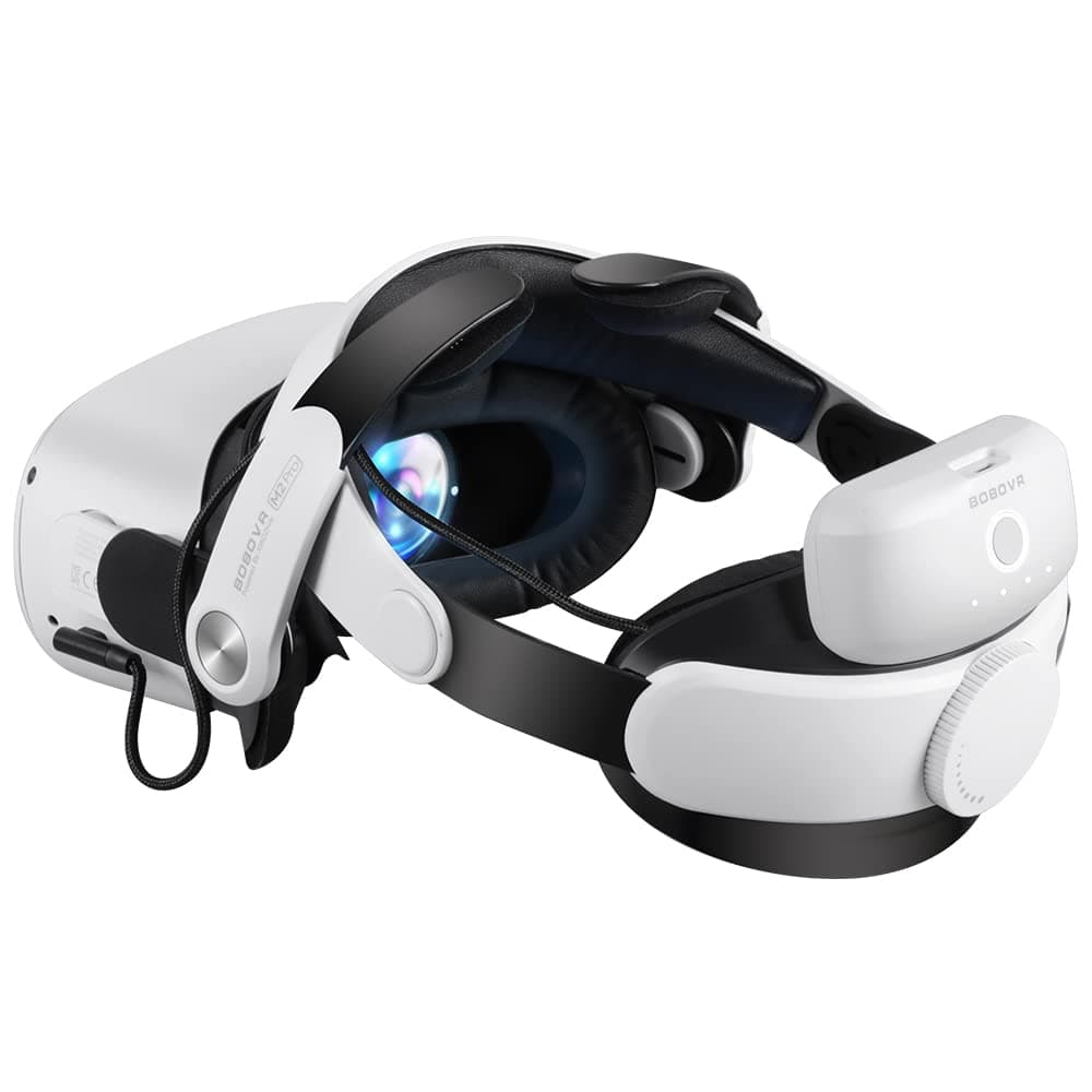 BOBOVR M2 Pro Elite Strap Compatible With Oculus Quest 2, 5200mAh Battery Pack Halo Strap For Meta Quest2 Accessories