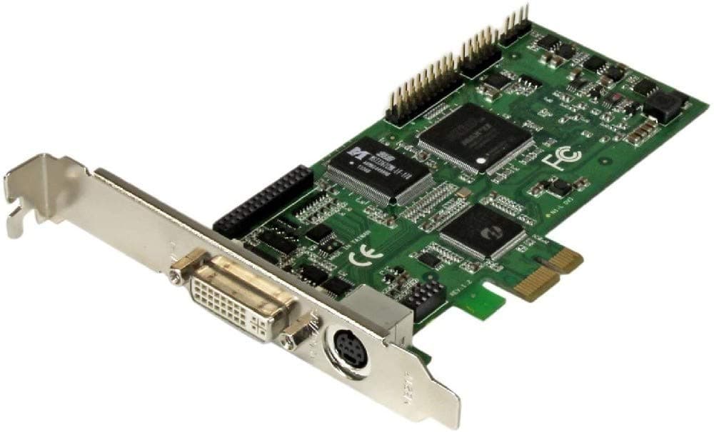 StarTech.com PCIe Video Capture Card - HDMI / DVID / VGA / Component - 60fps Game Capture Card - 1080p - HDMI Video Capture Card (PEXHDCAP60L)