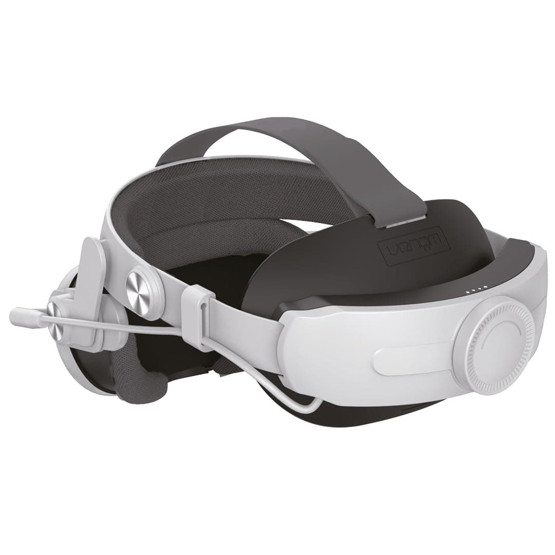 Venom Power Strap for Meta Quest - Padded Headstrap with Integrated Power Bank - Compatible with Quest 2, Quest 3 and Quest 3S | meta quest head strap, padded power strap, integrated power bank, quest 2, quest 3, quest 3S, comfort fit