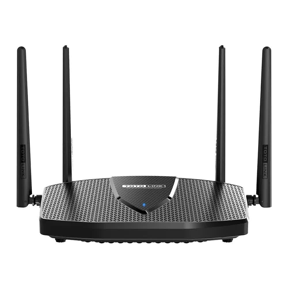 Totolink X6000R WiFi Router, WiFi 6 Gaming Router AX3000 Dual Band OFDMA Easy Mesh, 3000Mb/s, WPA3, VPN, Dual-Core 1.3GHz, OpenWRT, IPTV, Gigabit LAN/WAN Ports, for Gamer, Home, Office, WiFi Router