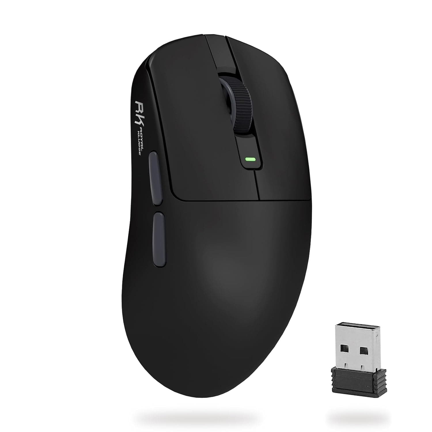 RK ROYAL KLUDGE M30 Wireless Gaming Mouse 43g Ultra-Light With PixArt PAW3311 Sensor, 24000 DPI, Tri-Mode BT/2.4G/Wired Computer Mouse 250mAh Battery, 1000Hz Polling rate 5 Programmable Buttons, Grey