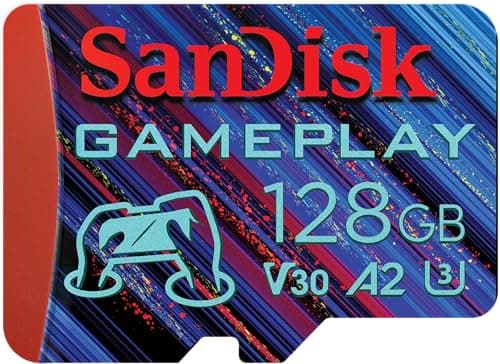 SANDISK Gameplay microSD Card 128GB, Up to 190MB/s Read Speeds