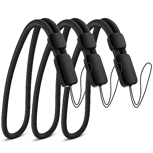 Empire Hand Wrist Strap Lanyard, 3 Pack Black Adjustable Lanyard Wrist Strap for Car Keys, Cameras, GoPro, Keychain, Phone, Portable Gaming Consoles & More