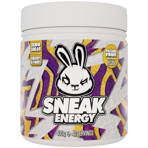 SNEAK Energy Drink Powder | Passion Fruit |No Sugar. No Nasties. Just Natural Caffeine, Focus-Boosting Nootropics | 40 Servings