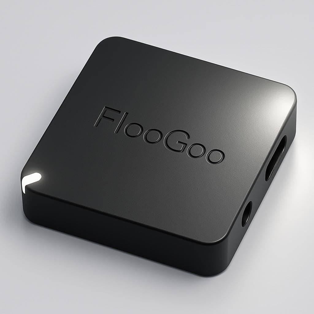 FlooGoo FMA121 LE Audio Bluetooth Adapter for TV, Phone, PC & Console – Low Latency Gaming, Teams/Zoom Mic Support, Auracast TX/RX, Hearing Aid Compatible, aptX Lossless, USBC & 3.5mm