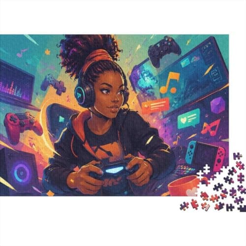 Gaming Art 1000 Pieces Mini Jigsaw Puzzle for Adults