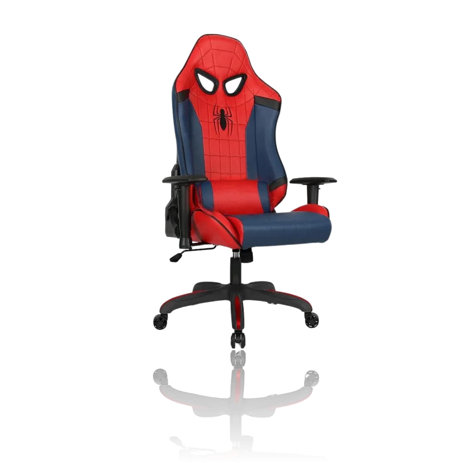 Anime Gaming Chair - Comfortable Ergonomic Gaming Desk Chair - Adjustable Computer Chair Comfy Office Reclinable Chair Lumbar Support (Spdrmn)