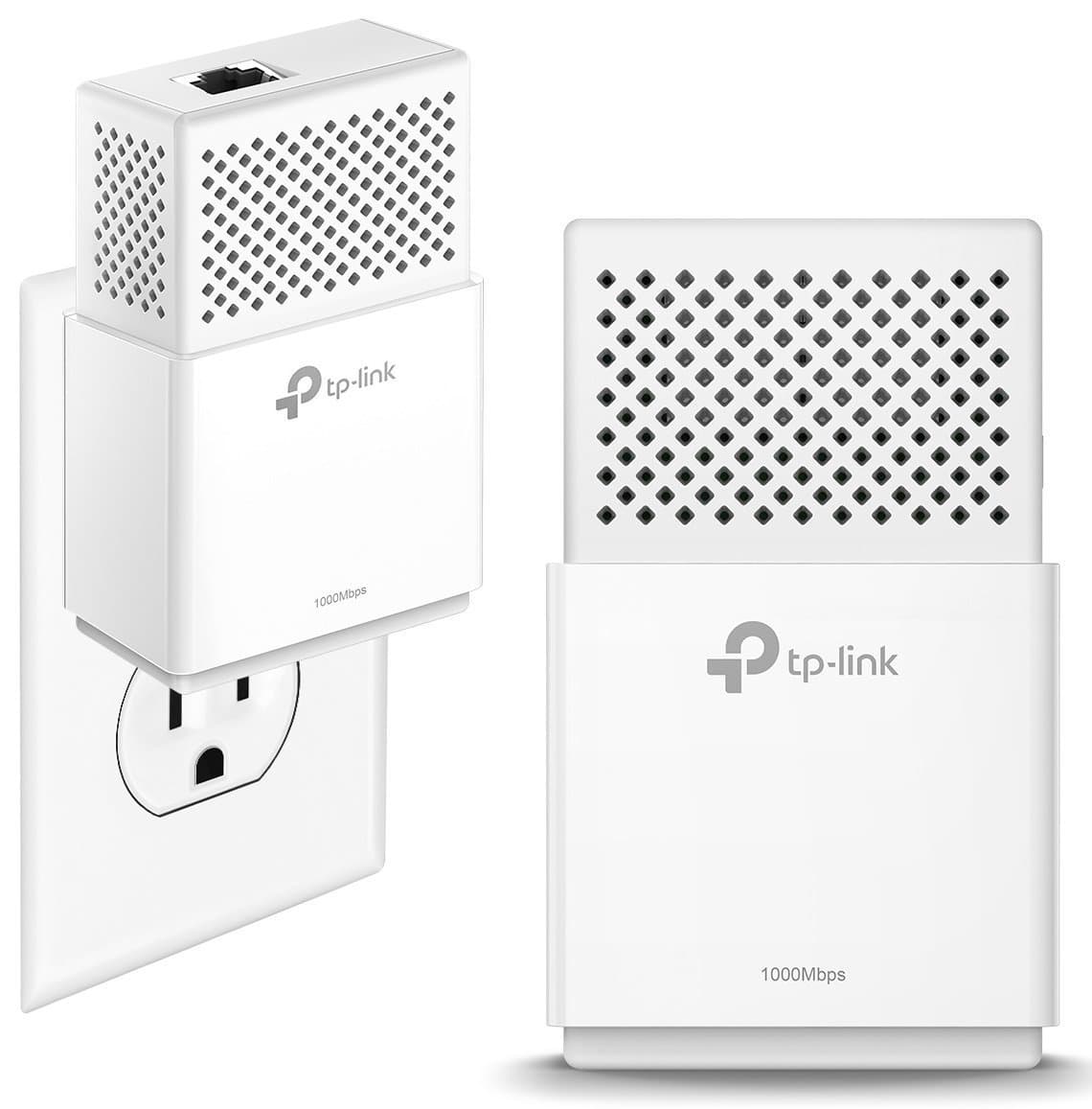 TP-Link AV1000 Powerline Ethernet Adapter - Gigabit Port, Plug&Play, Power Saving, Ethernet Over Power, Expand Home Network with Stable Connections, Ideal for Smart TV, Online Gaming (TL-PA7010 KIT)