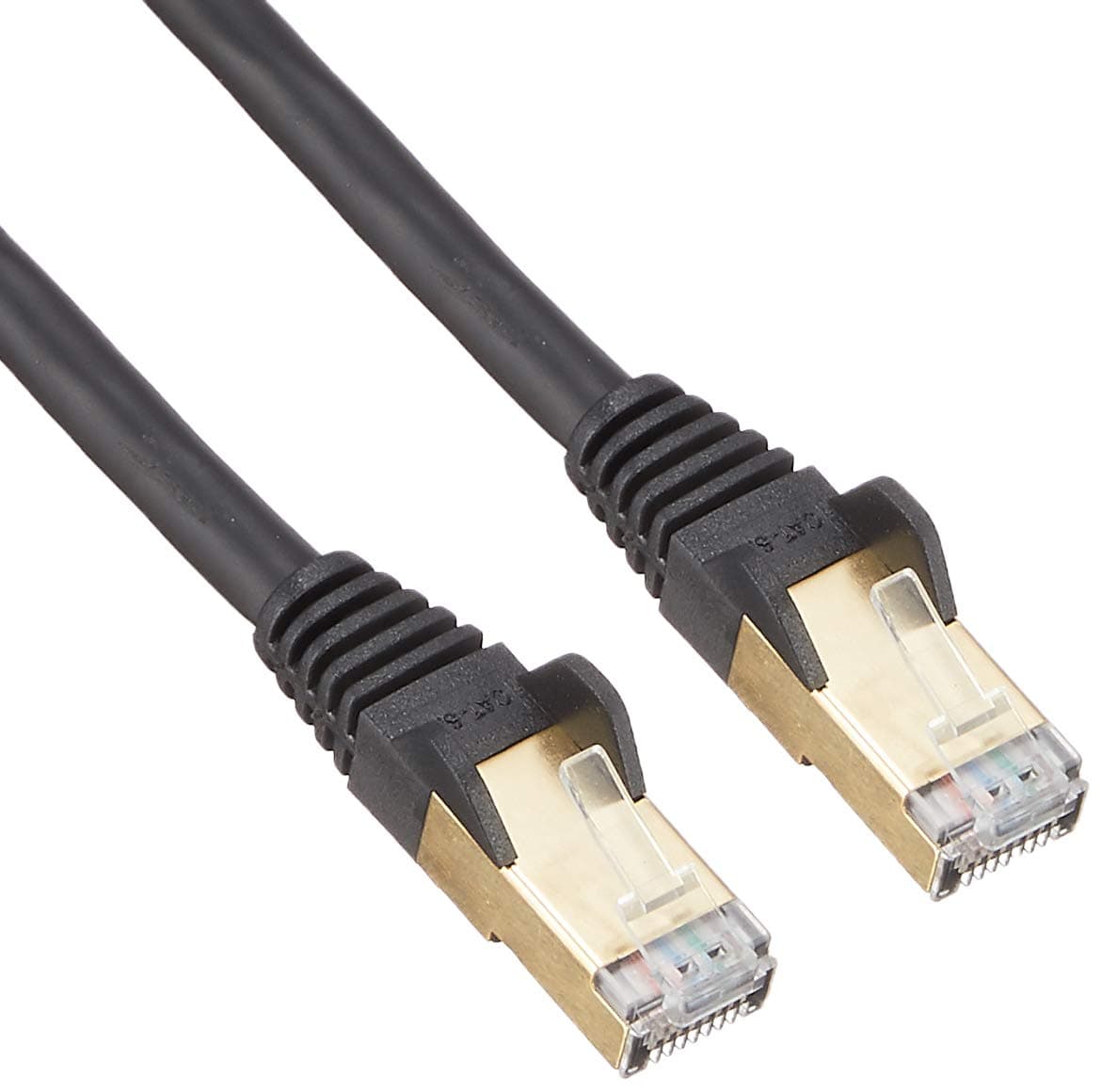 StarTech 3m Cat6a Snagless Ethernet Cable, Black (6ASPAT3MBK) | 100W PoE delivery, Shielded twisted pair, Gold-plated RJ45, Patch Cable, Ethernet Cord, Network, Strain Relief, TIA, Gigabit
