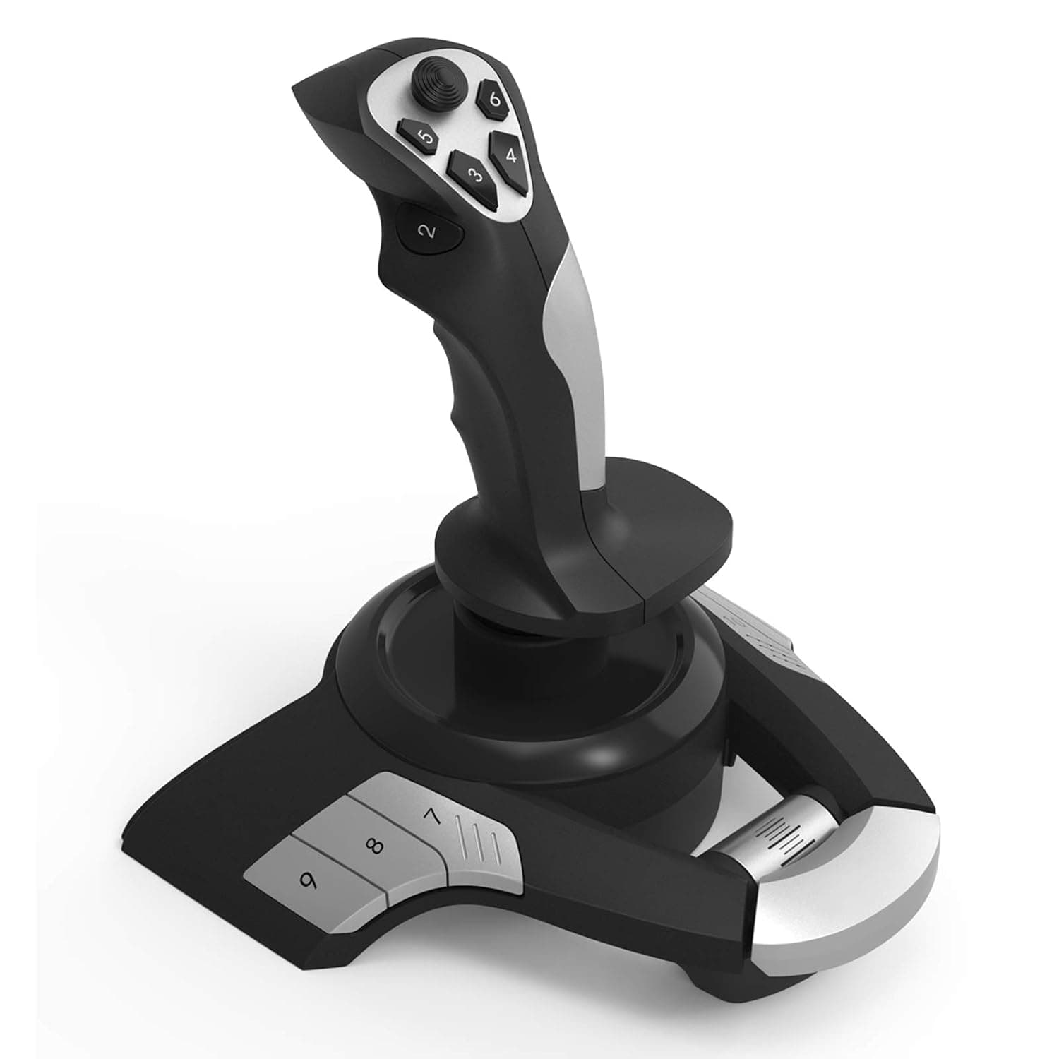 PC Joystick,USB Flight Stick PC Joystick Controller, PC USB Game Controller with Vibration Function and Throttle Control, Wired Gamepad Flight Stick for Windows xp/7/8/10 & PC Computer Laptop TV