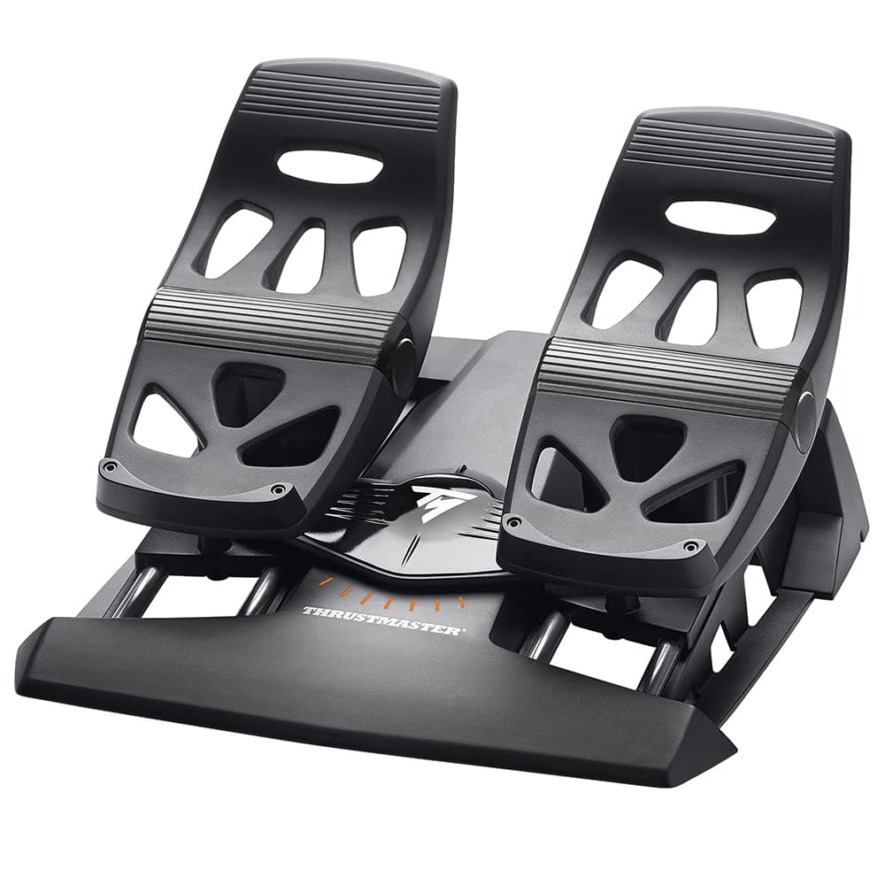 Thrustmaster TFRP T. Flight Rudder Pedals - Precise Rudder Control with S.M.A.R.T Technology for PC, PlayStation and Xbox | High precision, differential braking system for Flight sim, compatible with Thrustmaster ecosystem, ergonomic & versatile