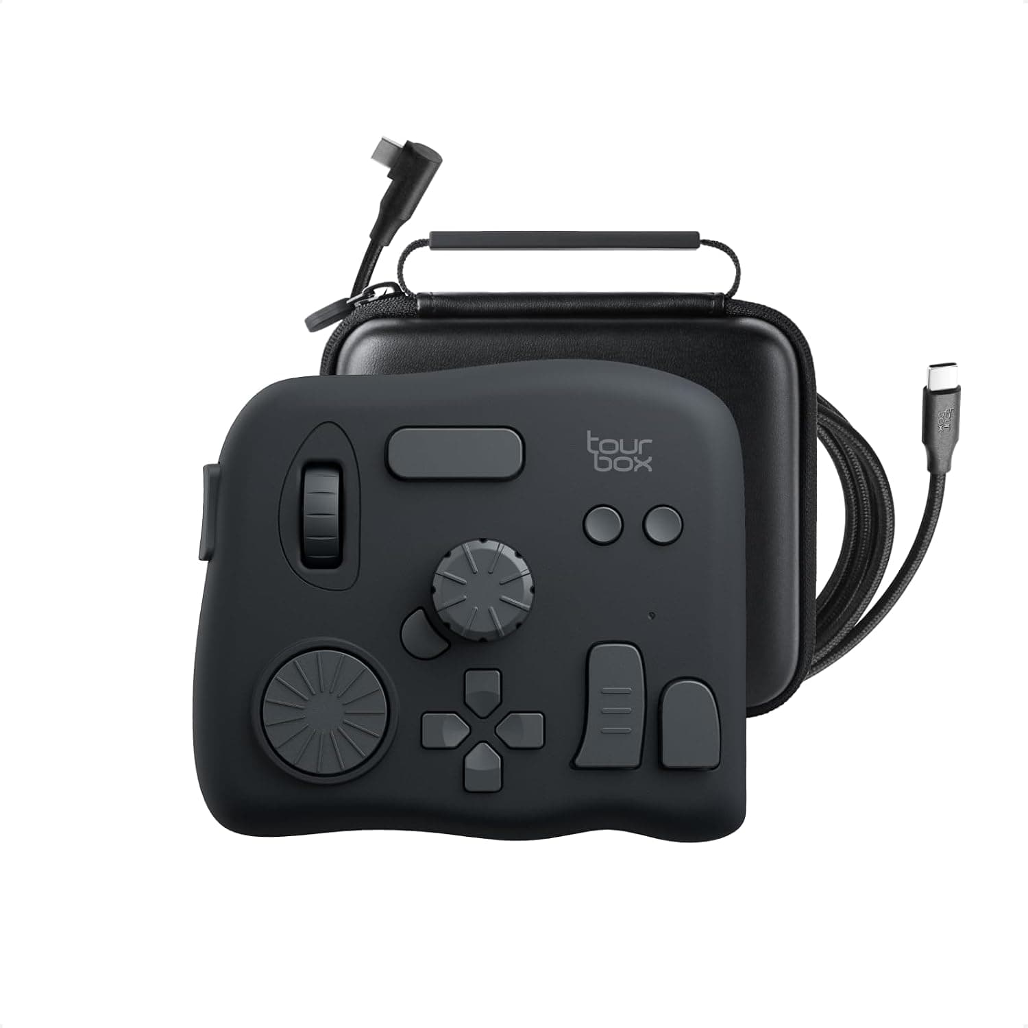 TourBox NEO, Custom Controller for Photo Video Editing, Color Grading, Ilustration, Mac/Windows, Adobe Photoshop Lightroom Premiere Illustrator Davinci Resolve After Effects Final Cut Pro Keyboard