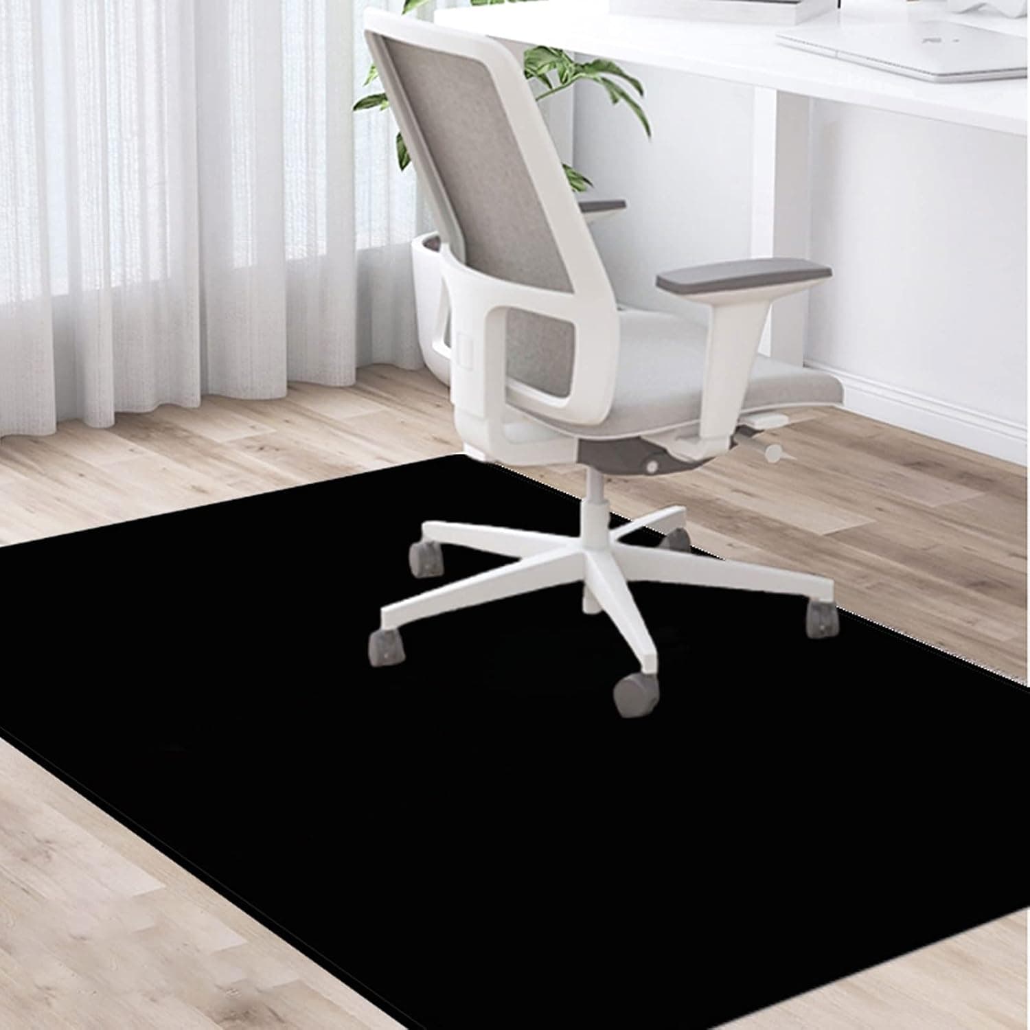 Office Chair Mat 47x35 Carpeted Floor Protector for Gaming Chair MultiPurpose Desk Mat for Hardwood and Carpet Floors AntiSkid Noise Reduction Floor Protection
