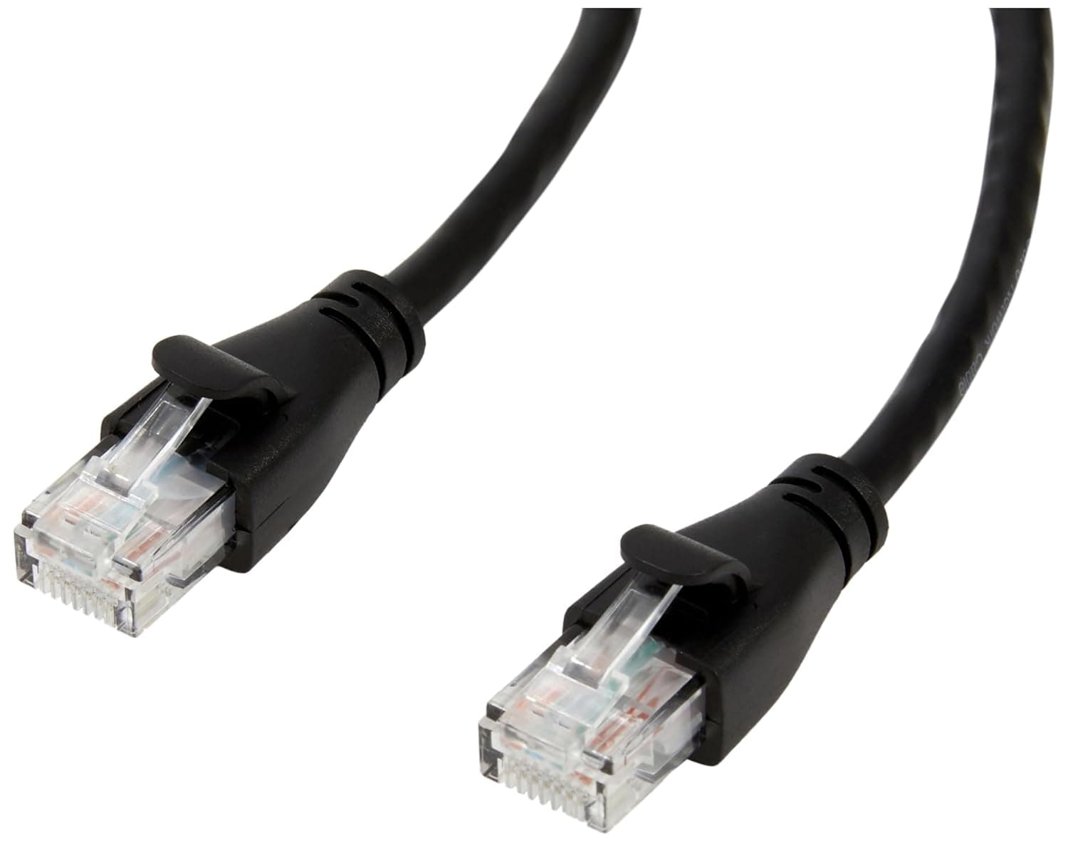 Amazon Basics RJ45 Cat6 Ethernet Patch Cable (14ft (4.3m)), Black