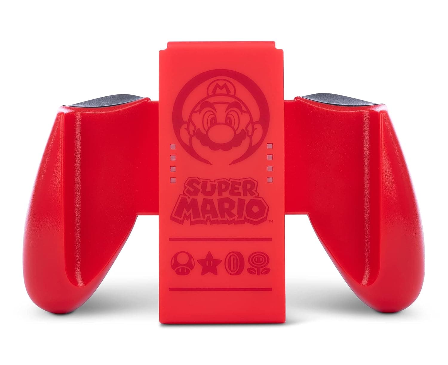 PowerA Joy-Con Comfort Grip for Nintendo Switch - OLED Model, Nintendo Switch and Nintendo Switch Lite - Super Mario Red, Game Controller, Gamepad, Nintendo Switch Lite, Officially Licensed