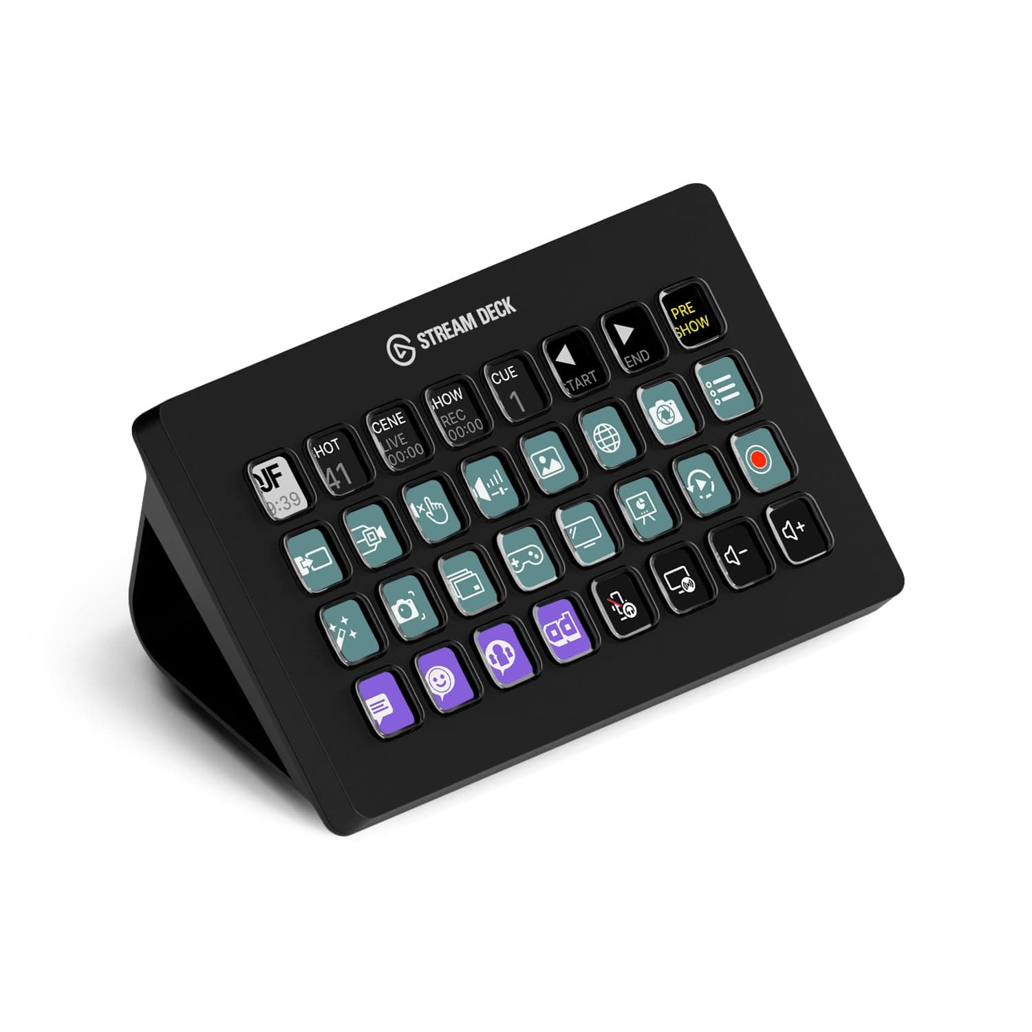 Elgato Stream Deck XL Advanced Studio Controller, 32 Keys | Instantly trigger unlimited actions, Powerful integrations, Visual feedback, Custom icon packs, Works with Mac and PC