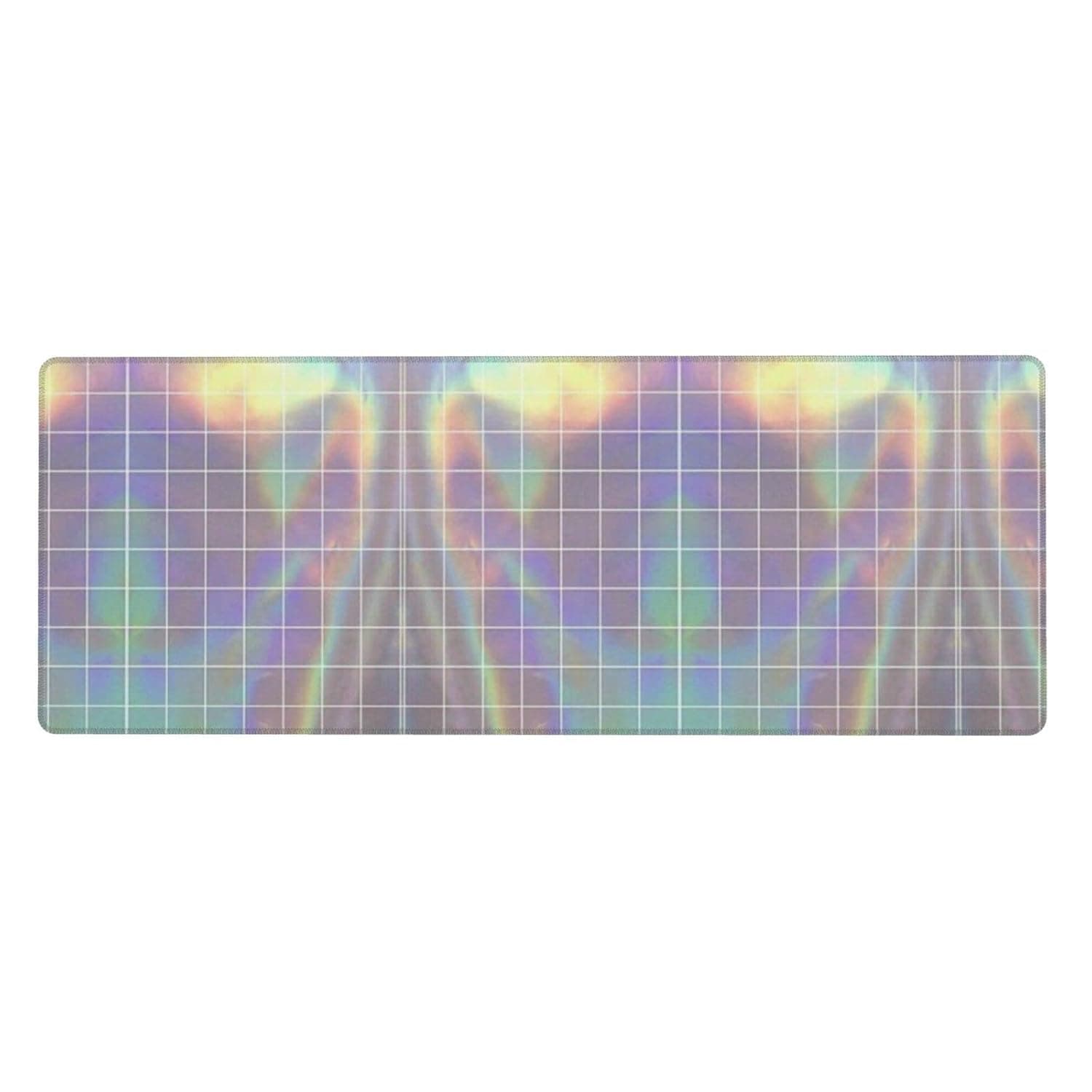 Reflective Square Gaming Mouse Pad,Large Computer Keyboard Mouse Mat Desk Pad for Office Work/Home/Decor