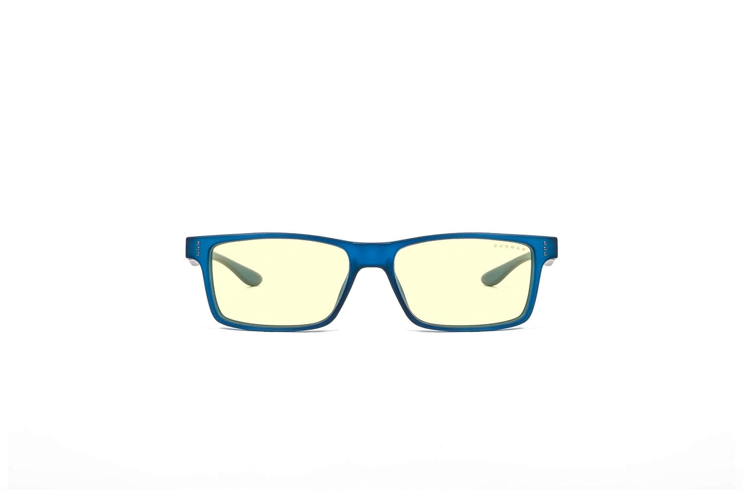 Gunnar Gaming and Computer Eyewear - Cruz (age 12+) -Frame Colour: Navy, Lens Tint: Amber (Blocks 65% Blue Light & 100% UV Light) - Patented lens - Reduce eye strain & dryness | Computer / Gaming glasses - Cruz - Navy - Amber Neutral - 65% blue light & 100% UV blocking