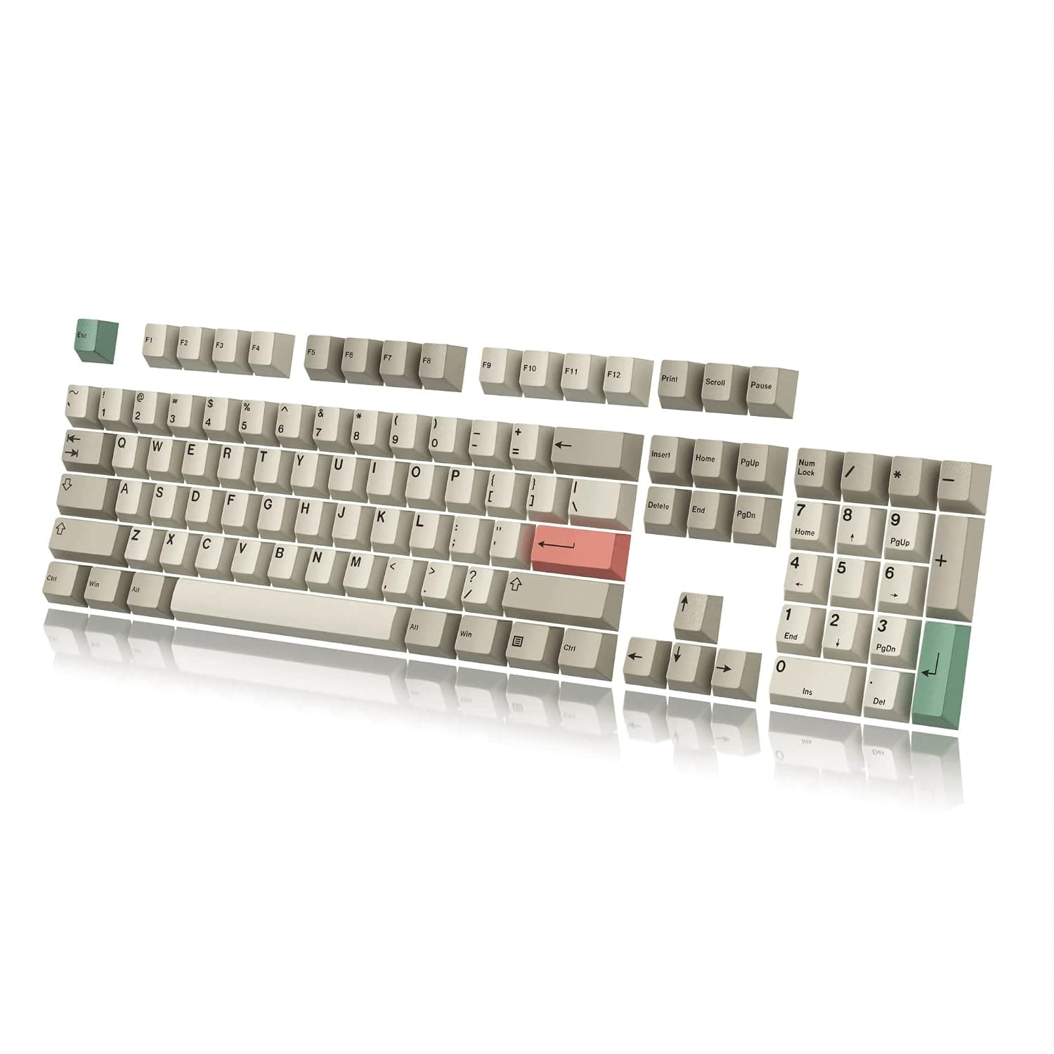 HK GAMING Custom Keycaps | Dye Sublimation PBT Keycap Set for Mechanical Keyboard | 139 Keys | Cherry Profile | ANSI US-Layout | Compatible with Cherry MX, Gateron, Kailh, Outemu | 9009