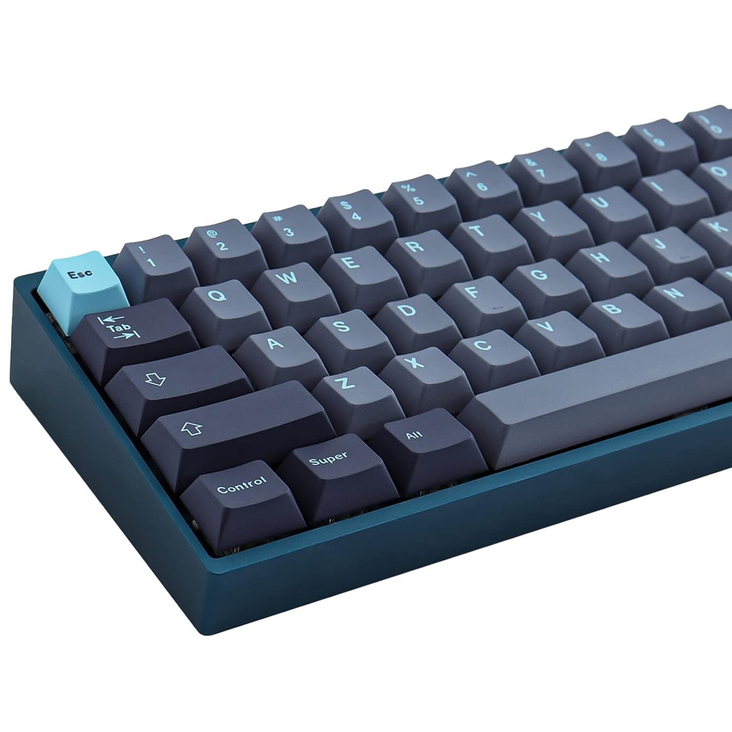 Hyekit PBT Keycaps 127 Keys Modern Dolch Custom Keycaps Dye-Sublimation PBT Keycap Set Cherry Profile for Cherry Gateron MX Switches Mechanical Keyboard US and UK Layouts