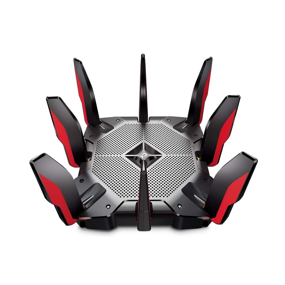TP-Link Next-Gen WIFI 6 Gigabit Tri-Band Wireless Cable Gaming Router, 4804Mbps/5Ghz*2+1148Mbps/2.4GHz, 8 Gigabit LAN Ports, Ideal for Gaming Xbox/PS4/Steam & 4K/8K Streaming (Archer AX11000)