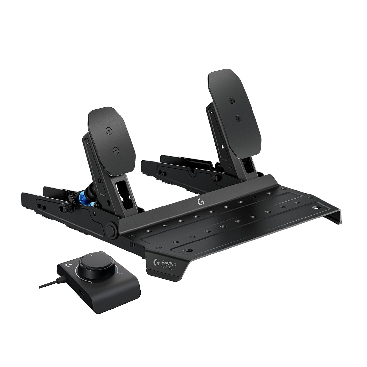 Logitech G RS Pedals with Racing Adapter – 75 kg Load Cell Brake, Hall Effect Accelerator, and PC/Console Compatibility for G29, G920, G923 Wheel bases, Xbox Series X|S, PS4, PS5 | Hall Effect Accelerator, and PC/Console Compatibility for G29, G920, G923 Wheel bases, Xbox Series X|S, PS4, PS5