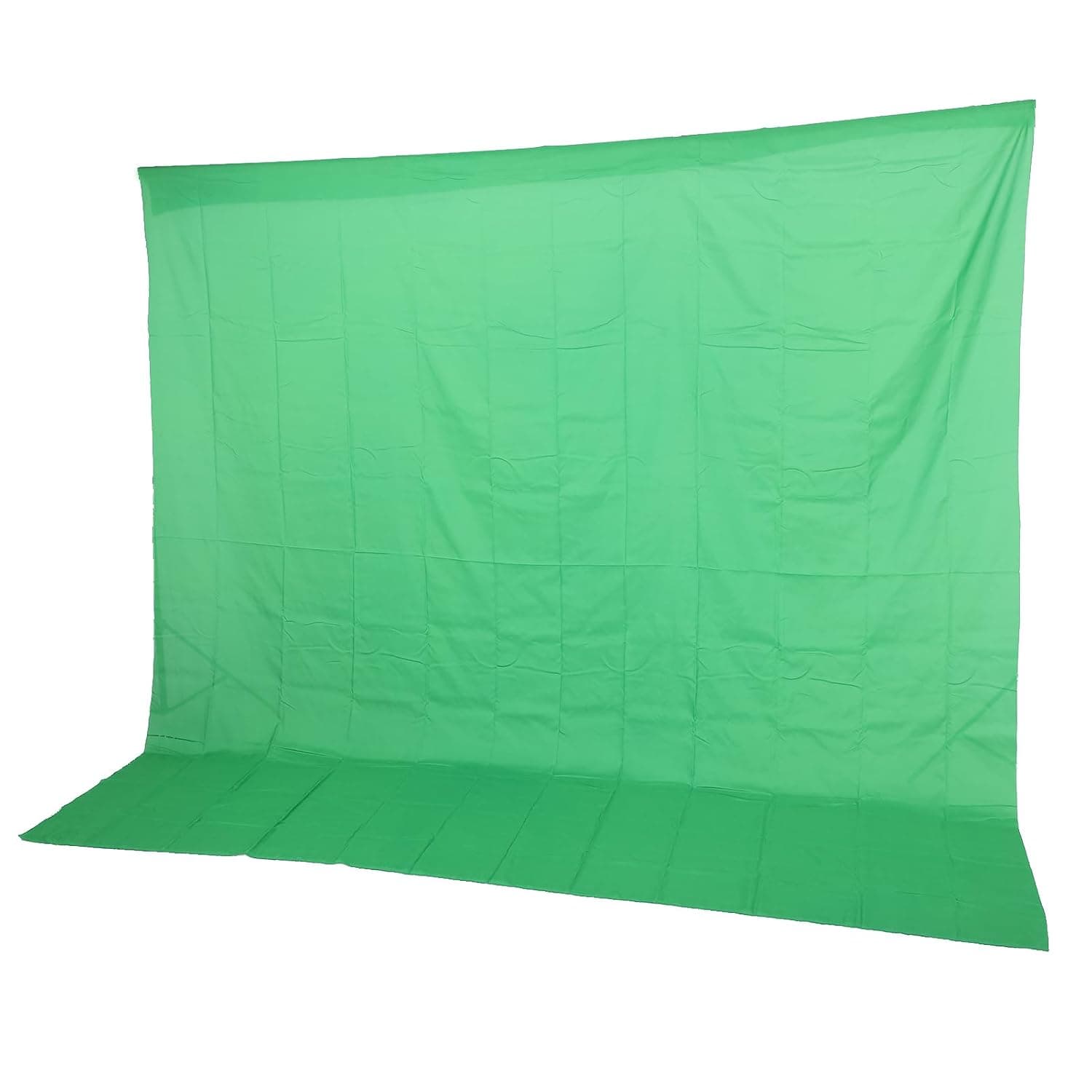 Professional 3x3M Green Screen Background, Cloth for Film Studio, Video Production, and Streaming Pure Color Machine Washable, Suitable for Multiple Occasions