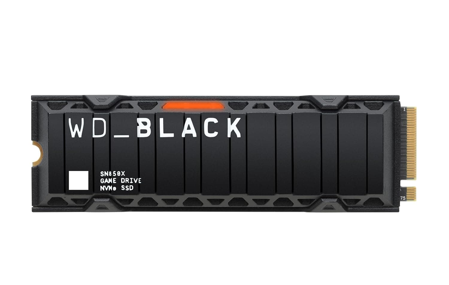 WD_BLACK SN850X 1TB NVMe SSD Heatsink, Up to 7,300 MB/s speeds, M.2 2280