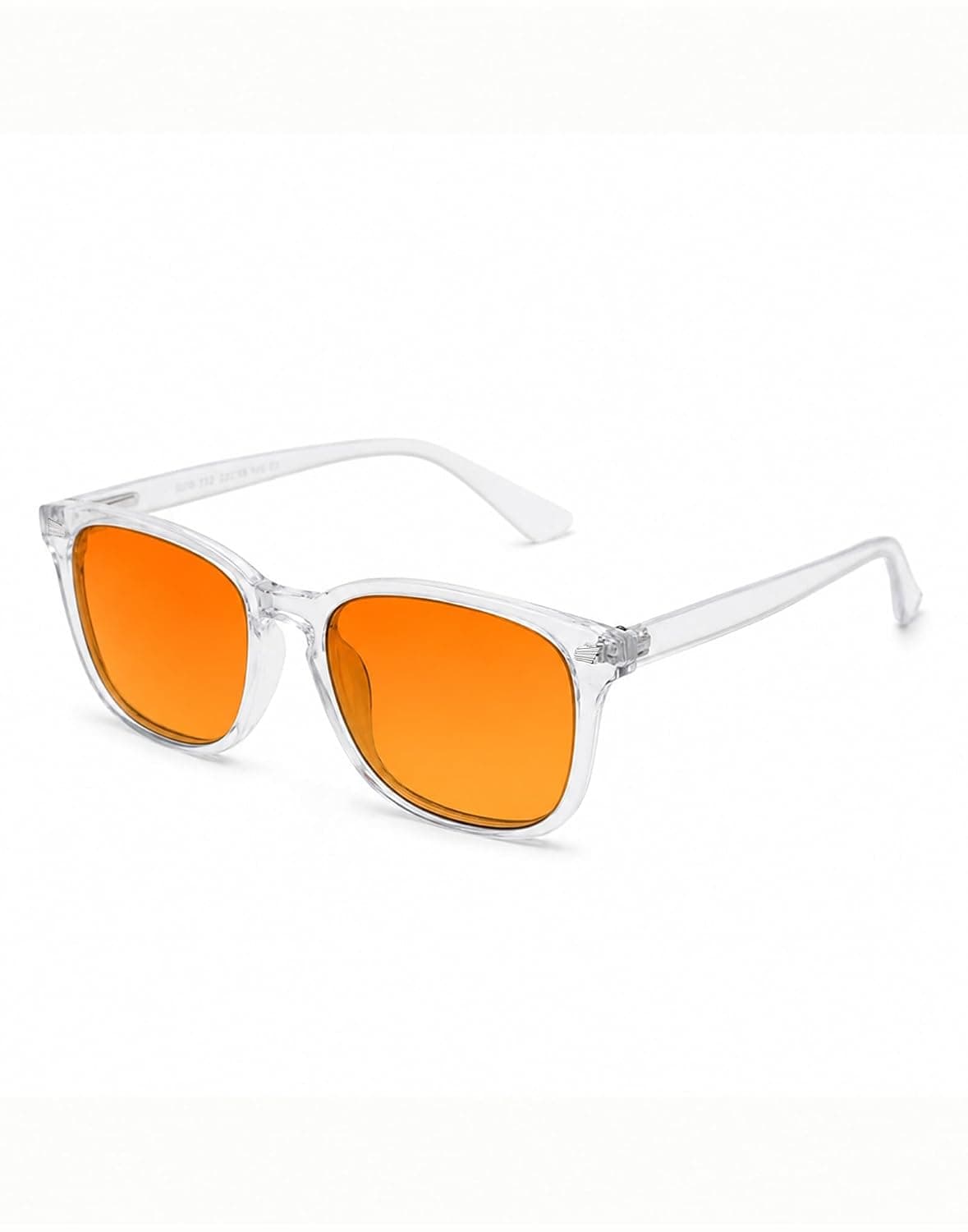 TIJN Blue Light Blocking Glasses for Computer, TV Gaming Enhance Sleep With Natural Melatonin Production for Women and Men, Orange Lenses