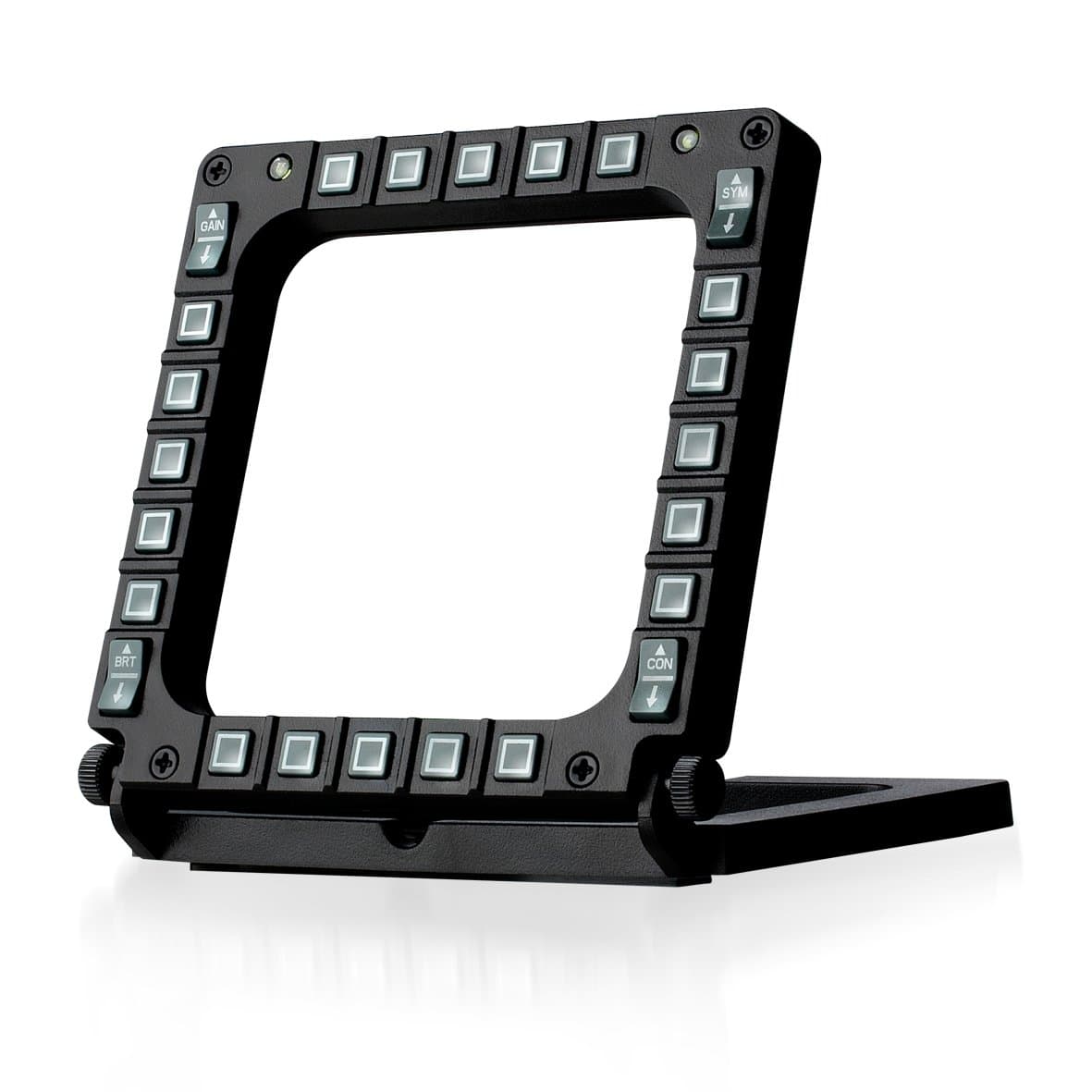 Thrustmaster MFD Cougar Pack - Pair of Programmable USB Cockpit Panels with 20 Buttons and 4 Switches per MFD | Pair of USB flight cockpit panels with 48 programmable controls (40 buttons + 8 switches) and customizable backlighting.