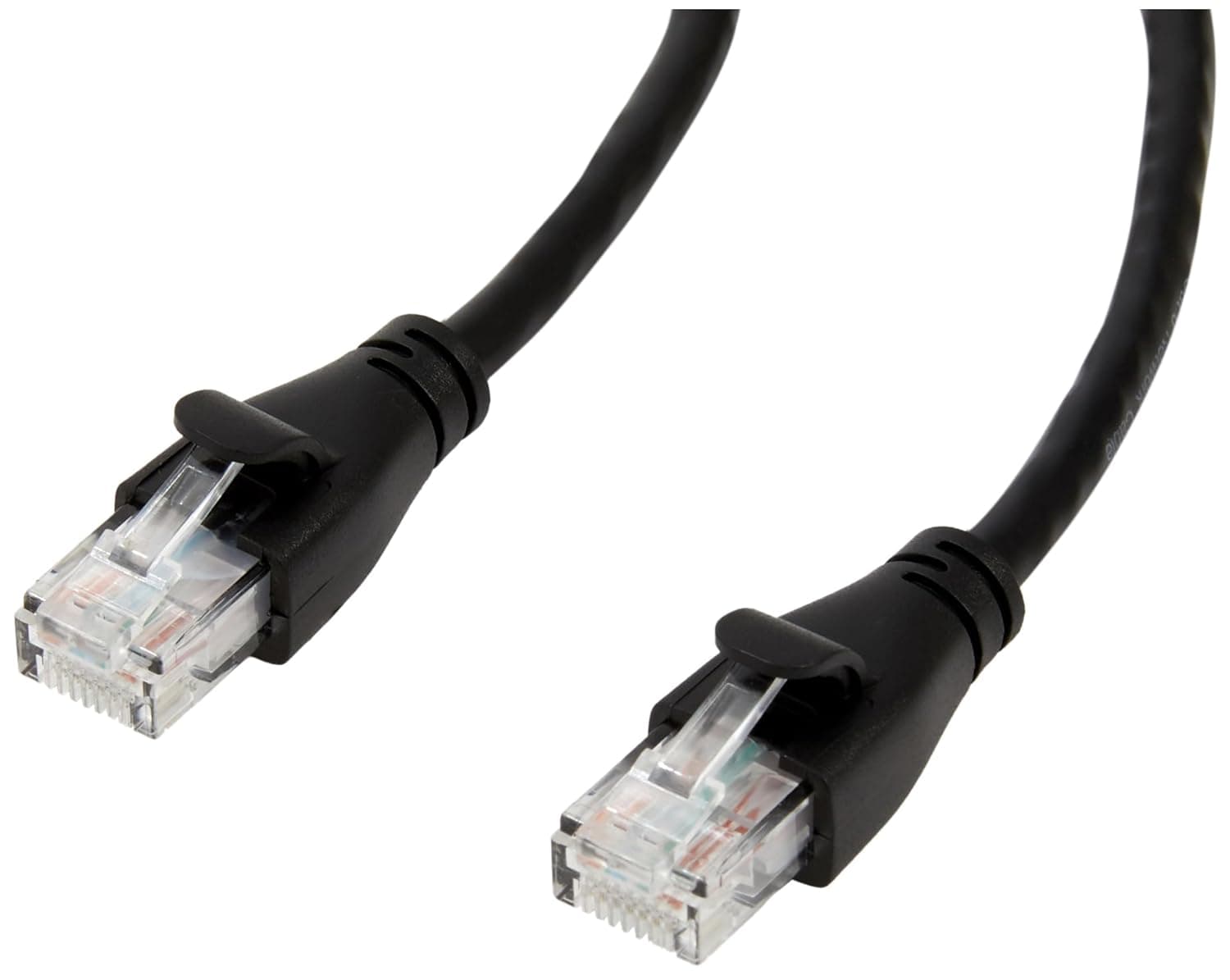 Amazon Basics CAT 6 Gigabit Ethernet Cable - RJ45, Gold-Plated, High-Speed 1Gbps, LAN Network Patch Cord (0.9m/3ft, Black)
