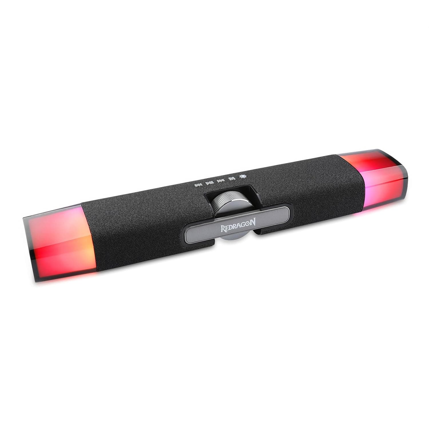 Redragon GS512 Wireless RGB Desktop Speakers, 2.0 PC Computer Stereo Soundbar w/BT 5.0/USB Mode, Max 5W x 2 Rich Sound, Crystal RGB Backlight and Easy-Access On-Board Control, USB-C Powered