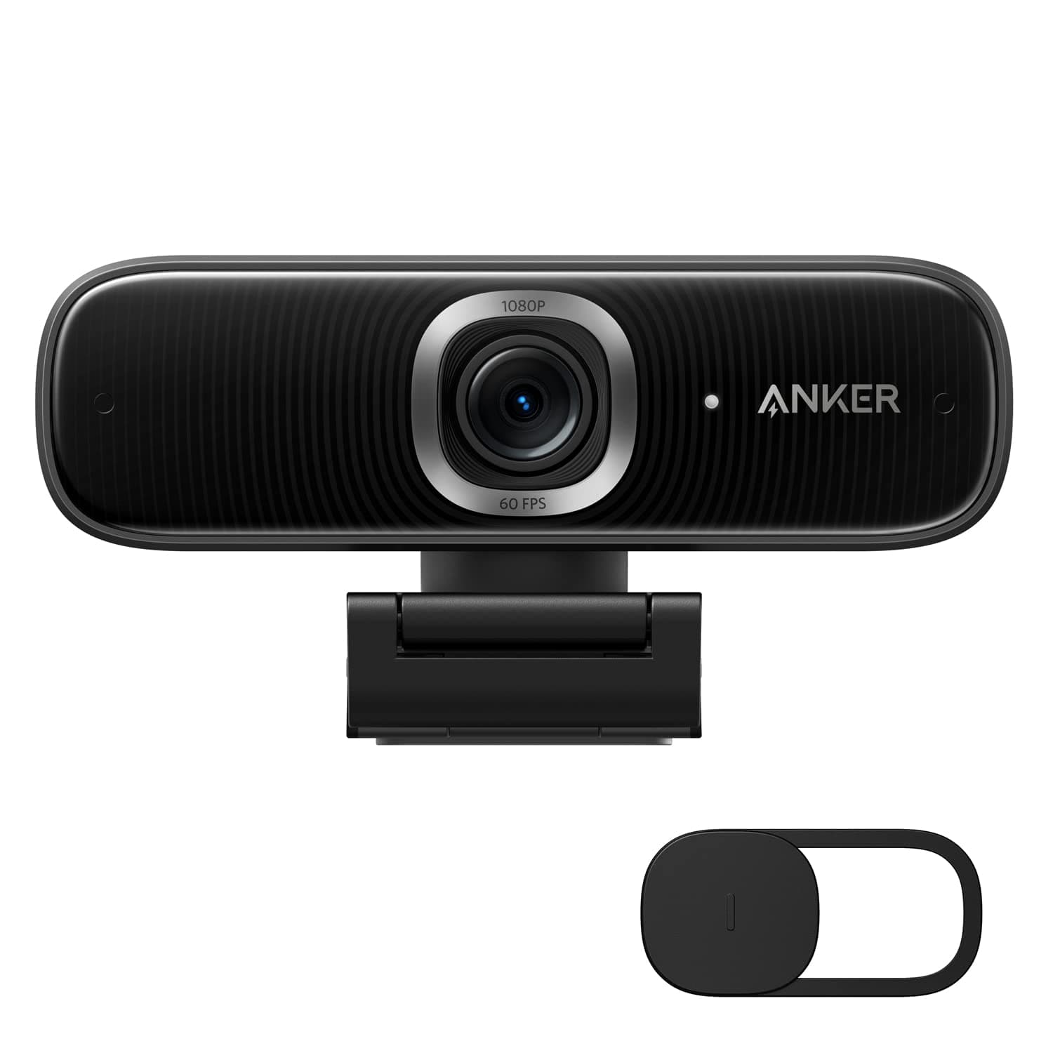 Anker USB Webcam with Microphone for PC, PowerConf C300 Smart Full HD 1080p Webcam, Noise-Cancelling, AI-Powered Framing & Autofocus, Adjustable FoV, HDR, 60 FPS, Low-Light Correction, Zoom Certified