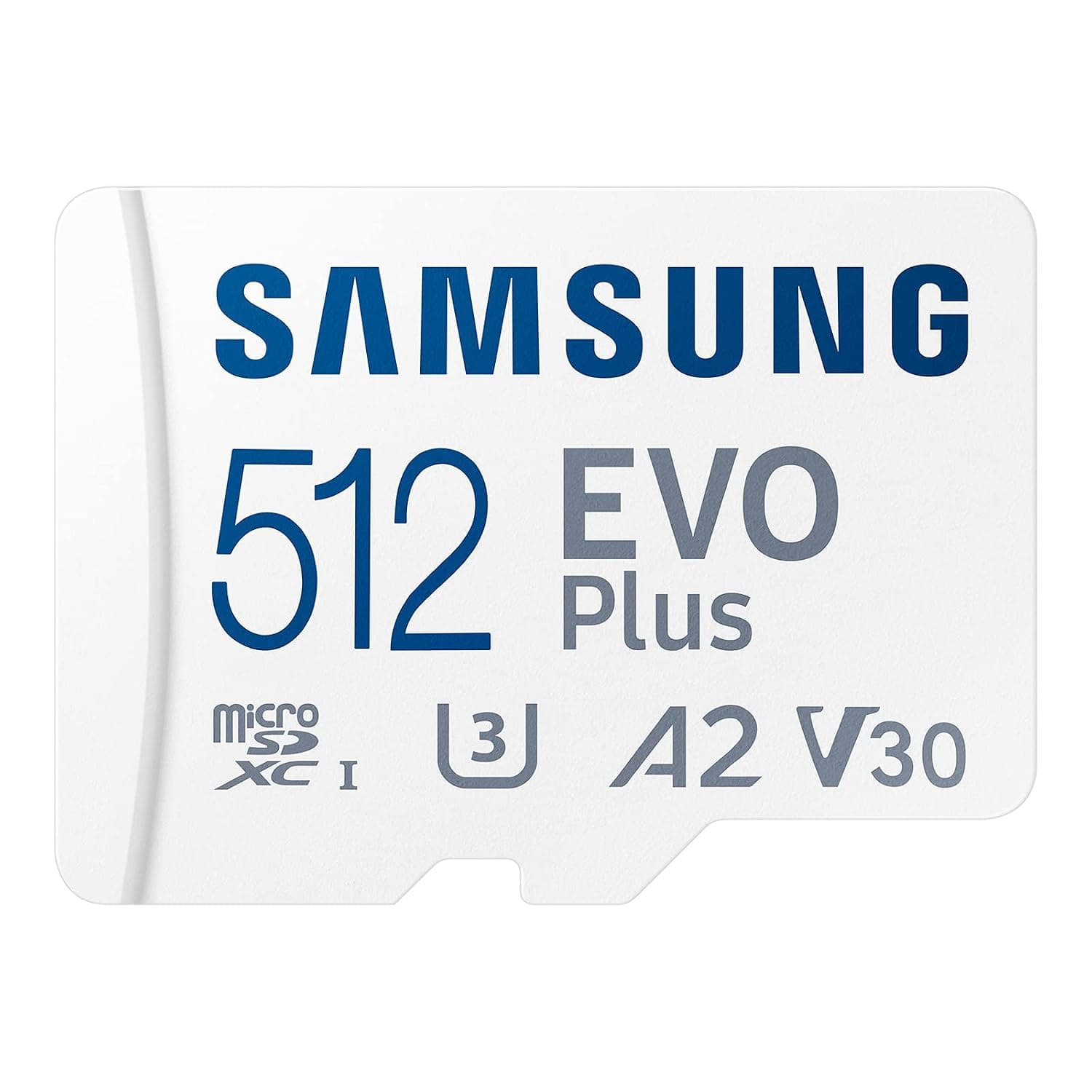 Samsung MicroSD Card, 512 GB, EVO Plus, microSDXC UHS-I U3, Nintendo Switch, Confirmed Operation, Maximum Transfer Rate: 130 MB/s, MB-MC512KA/EC