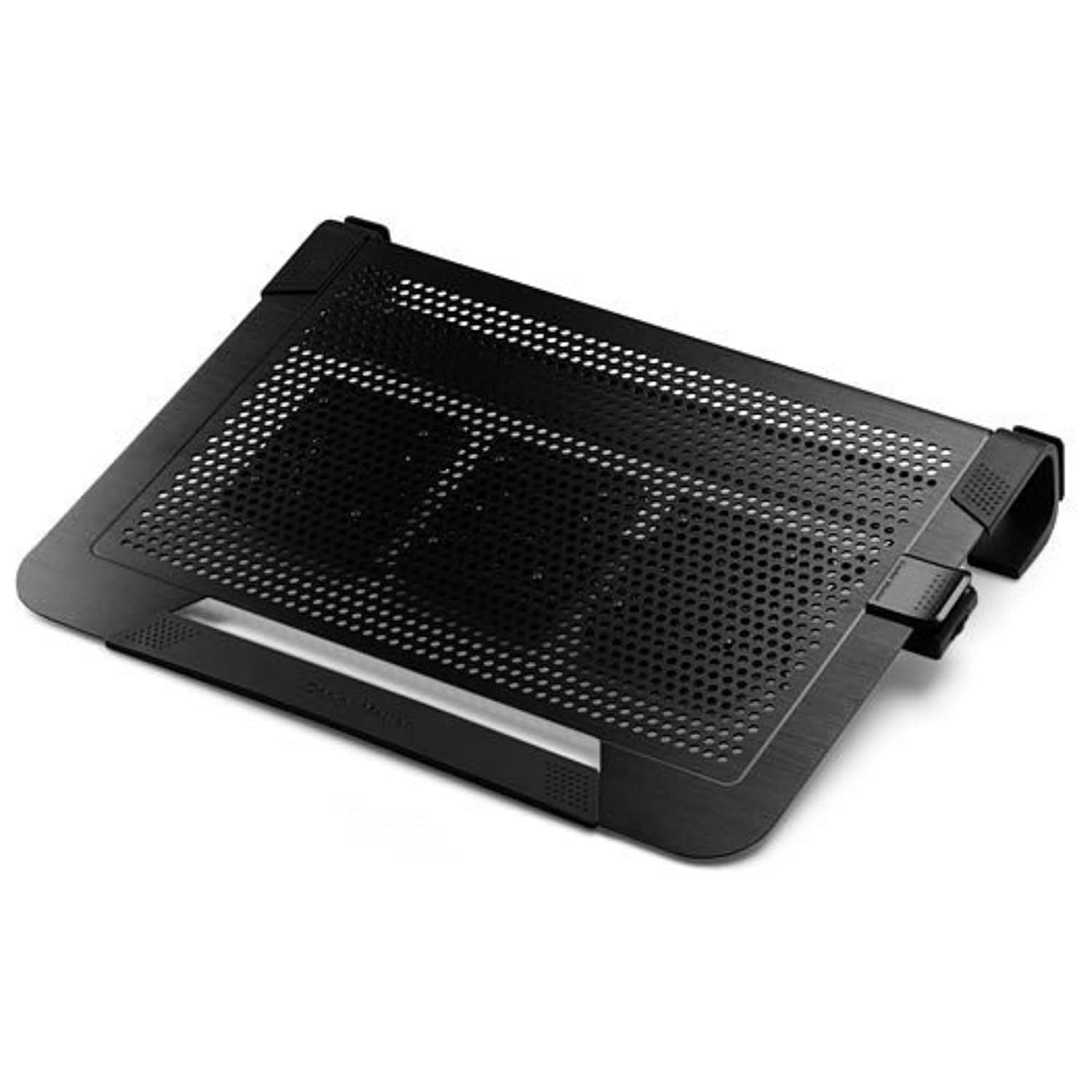 Cooler Master NotePal U3 PLUS Laptop Cooler - 3 Moveable 80mm Fans, Carry Case Protector, Ergonomic Aluminium Frame - Black