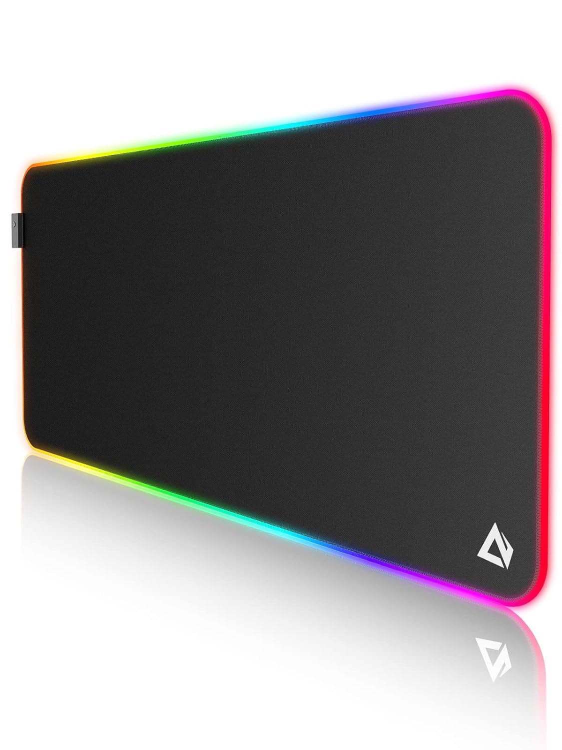 EASEMO 900x400 Gaming Desk Mat, Waterproof XXL Large Gaming Mouse Pad (900x400x4mm), RGB Mouse Mat with 11 LED Lighting Effects, Non Slip Rubber Base Mouse Mat for PC Laptop Keyboard