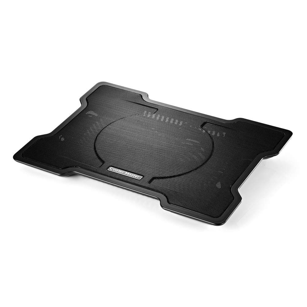 Cooler Master NotePal X-Slim Laptop Cooler - Lightweight & Ergonomic Design, Adjustable Height, Quiet 160mm Fan, Perforated Metal Plate, Supports Notebooks up to 17 "